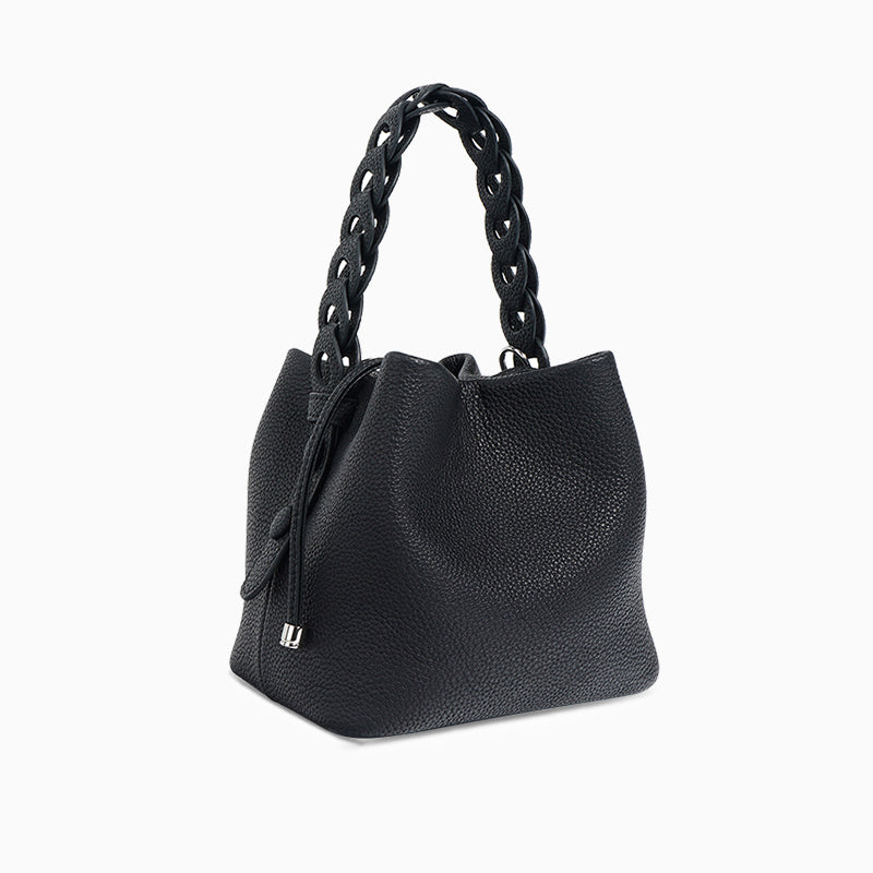 Onyx Braided Shoulder Bag – FIORENE