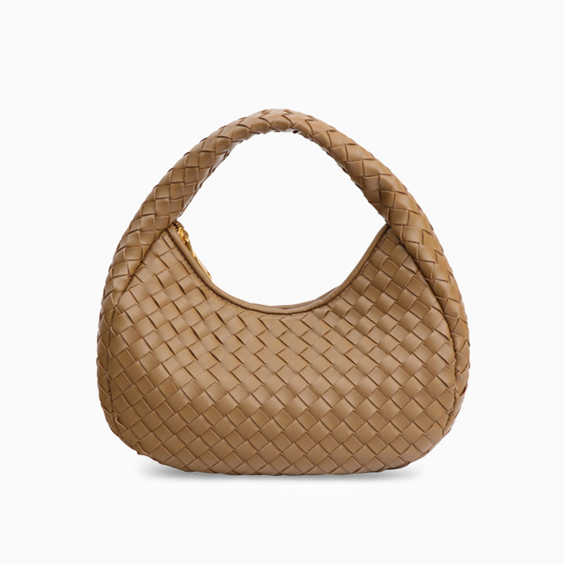 Noir Sereno Woven Handbag – FIORENE