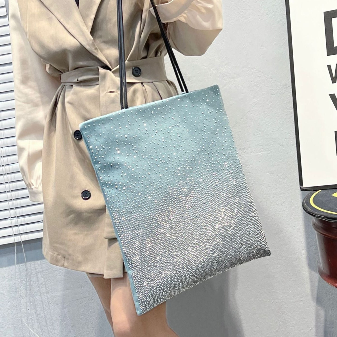 Midnight Stardust Tote Bag – FIORENE