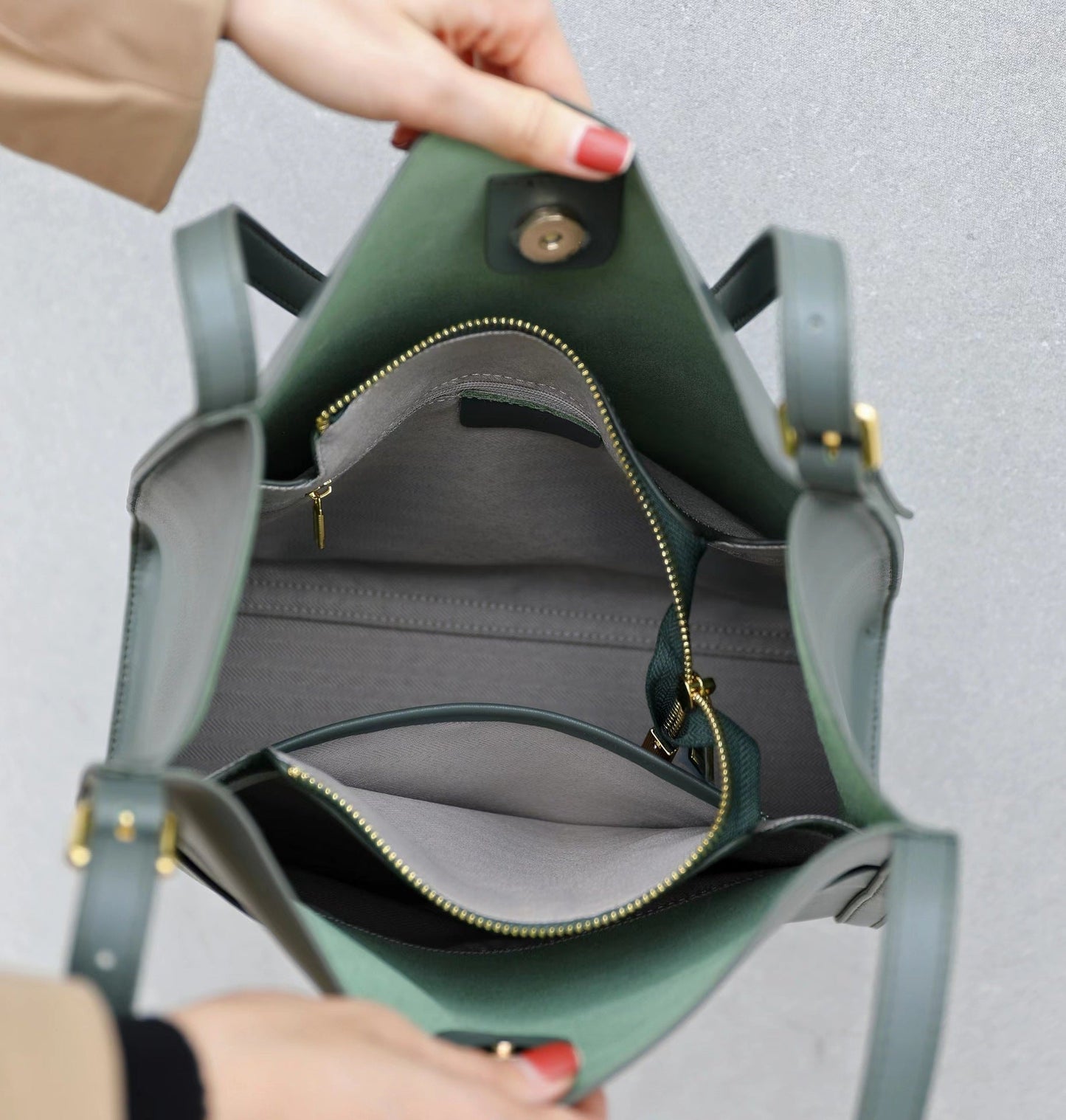 Arden Structured Tote Bag – FIORENE