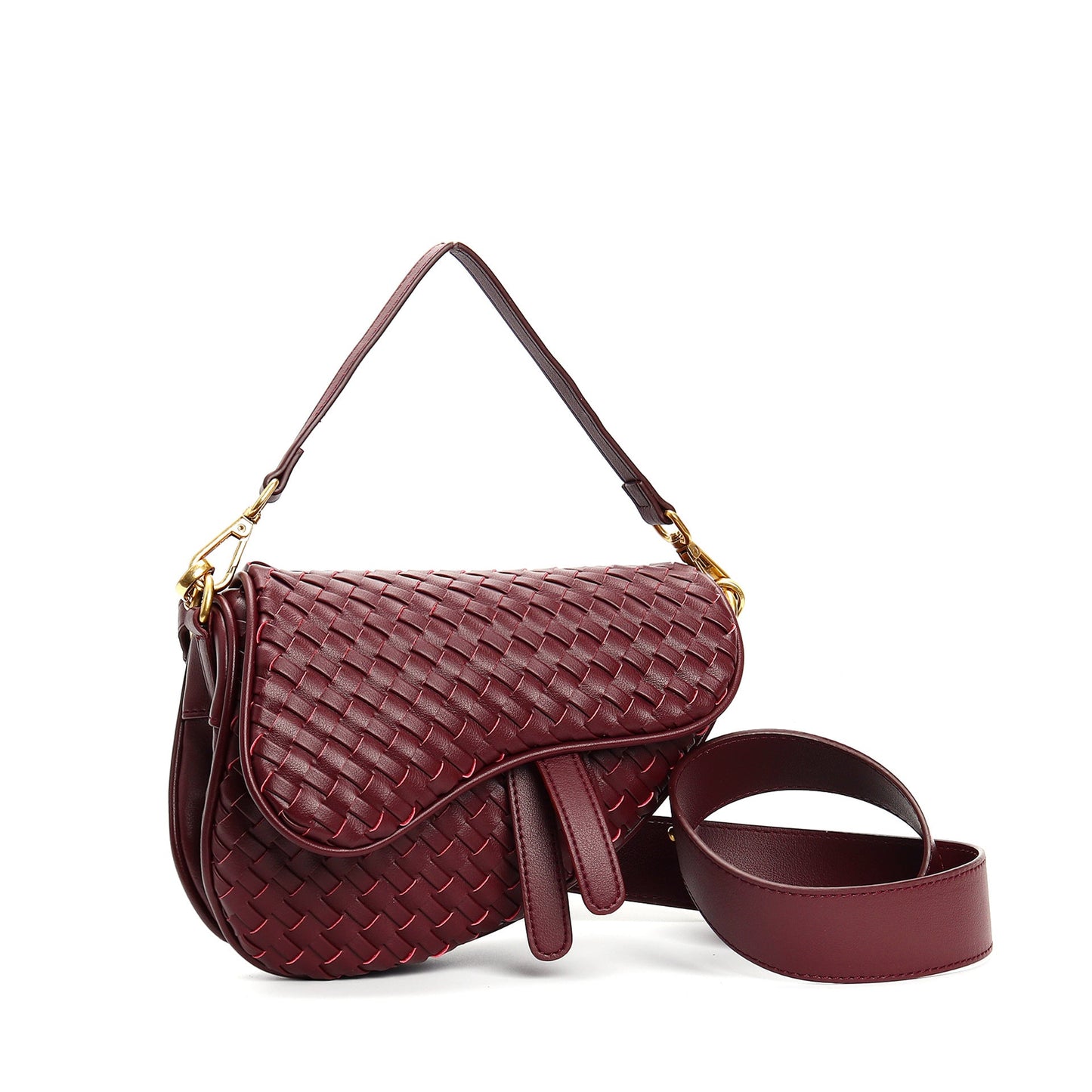 Obsidian Woven Handbag – FIORENE