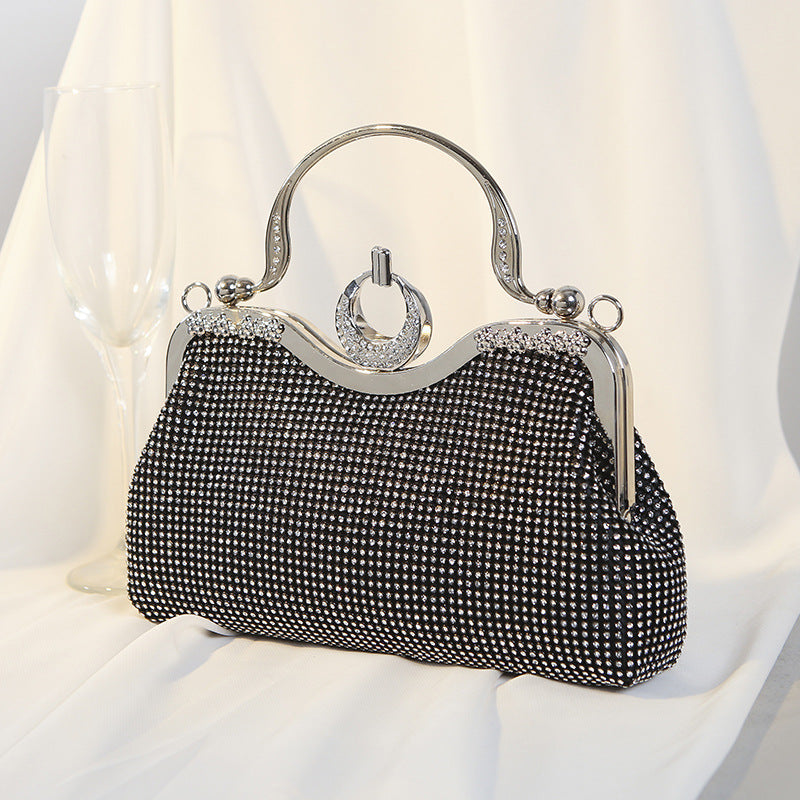 Moonlight Crystal Frame Clutch – FIORENE