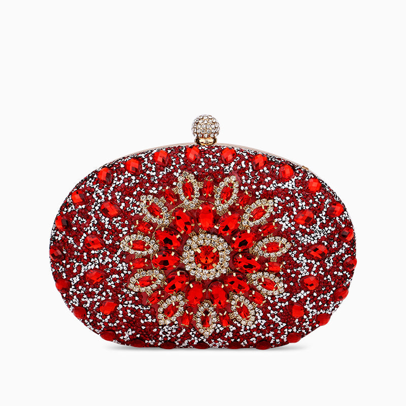 Golden Sunburst Jewel Clutch – FIORENE