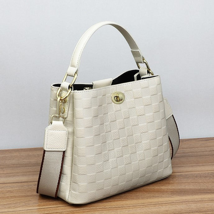 Éloïse Checkered Shoulder Bag – FIORENE