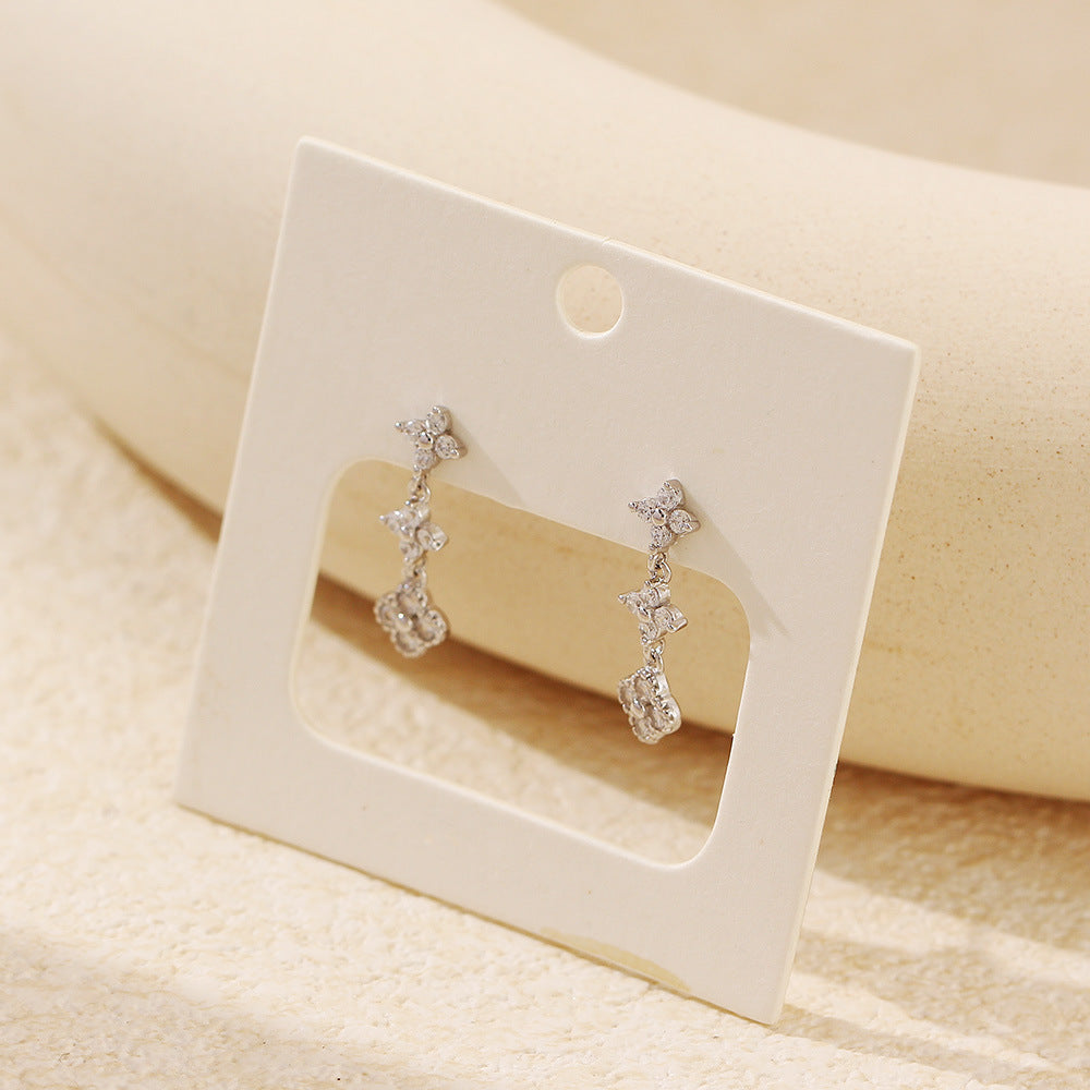 Golden Petal Drop Earrings – FIORENE