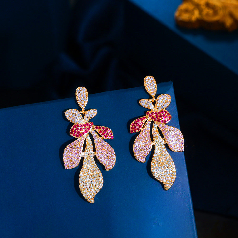 Orchid Bloom Earrings – FIORENE