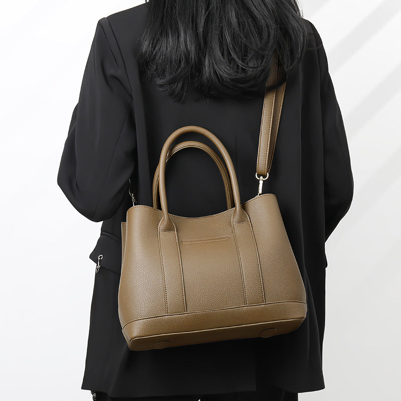 Olive Taupe Curve Shoulder Bag – FIORENE