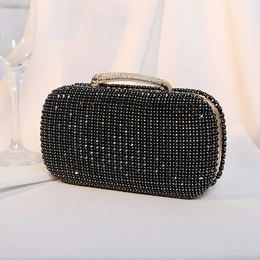 Blue Crystal Gleam Clutch – FIORENE