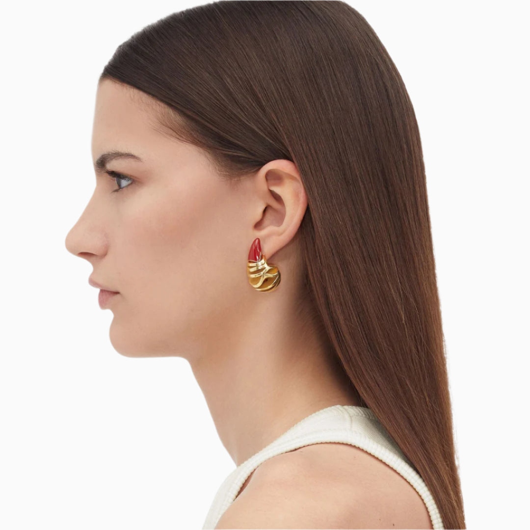 Crimson Flame Earrings – FIORENE