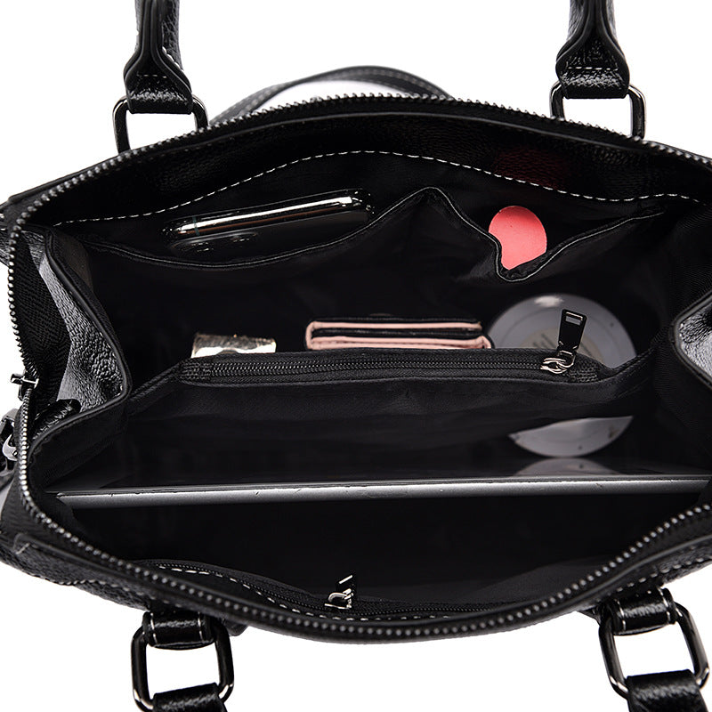 Onyx Serpent Texture Tote Bag – FIORENE
