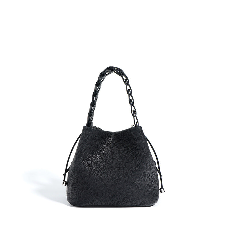 Onyx Braided Shoulder Bag – FIORENE
