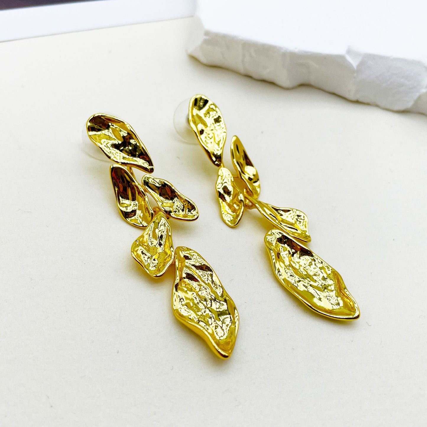 Golden Drift Earrings – FIORENE