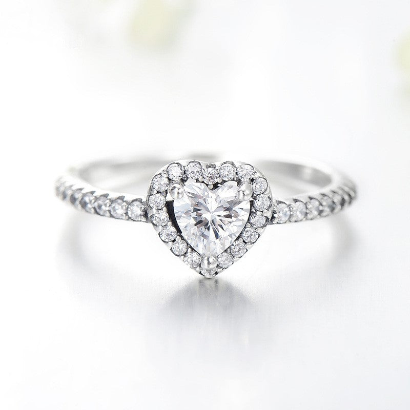 Radiant Heart Diamond Ring – FIORENE