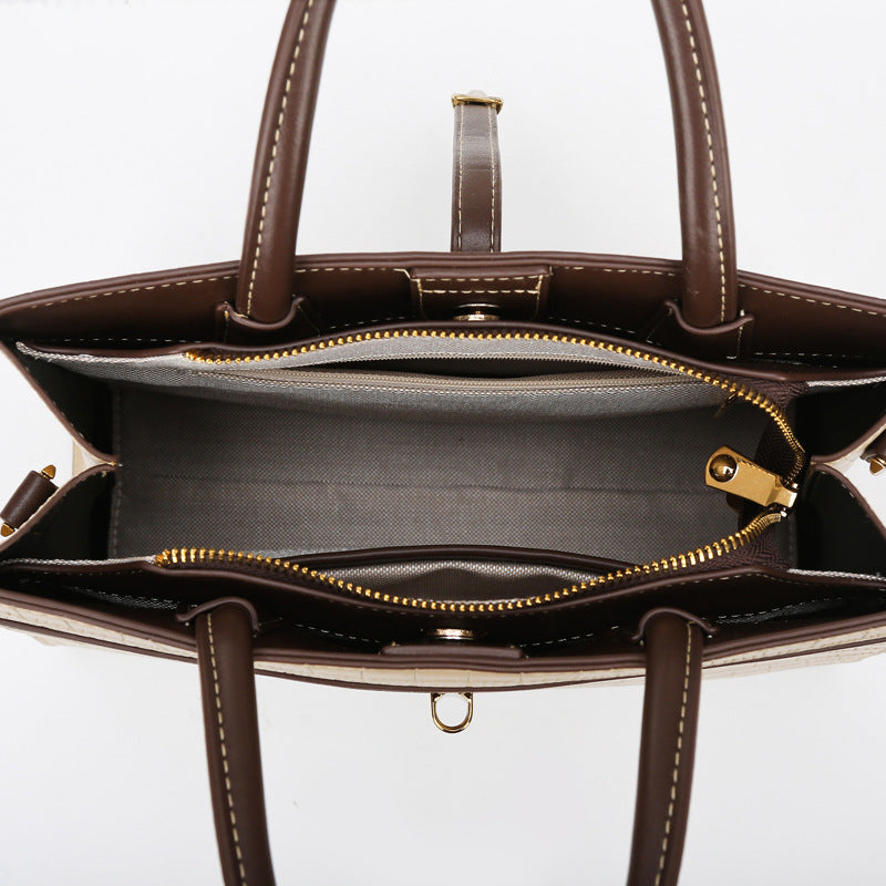 Lucienne Croc Embossed Tote Bag – FIORENE