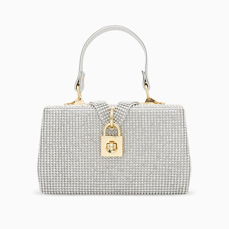 Golden Lock Radiance Clutch – FIORENE
