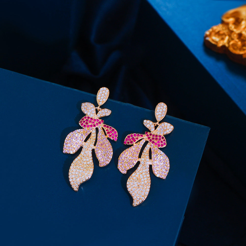 Orchid Bloom Earrings – FIORENE