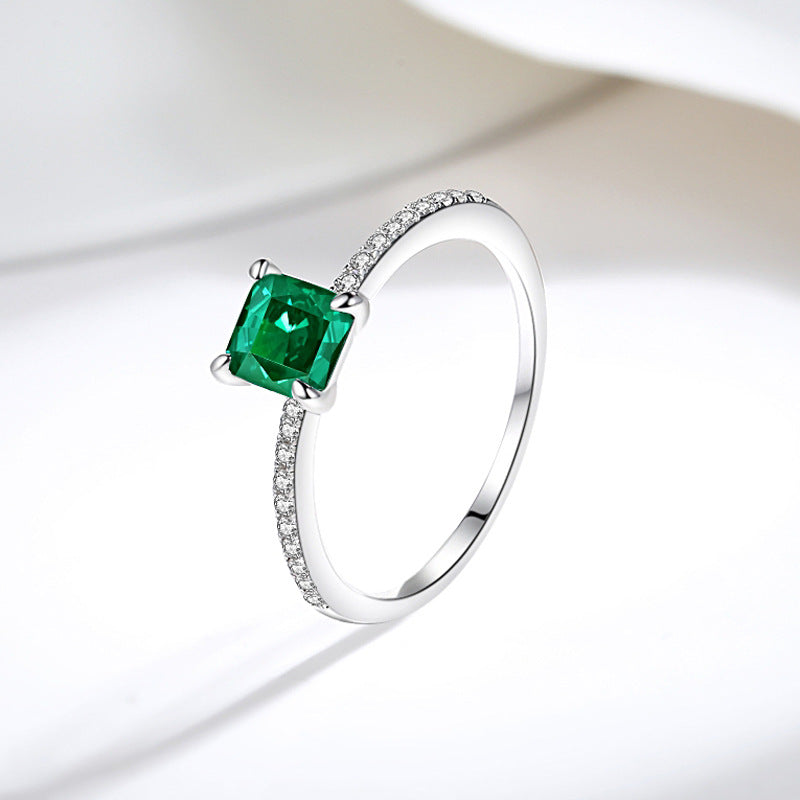 Esmeria Radiant Cut Ring - FIORENE