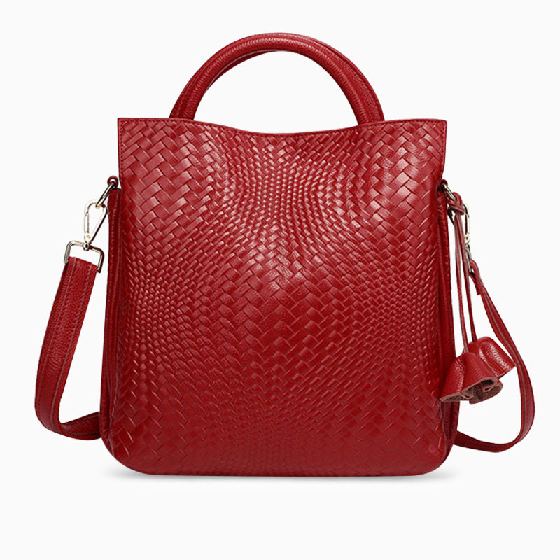 Vittoria Woven Leather Tote Bag – FIORENE