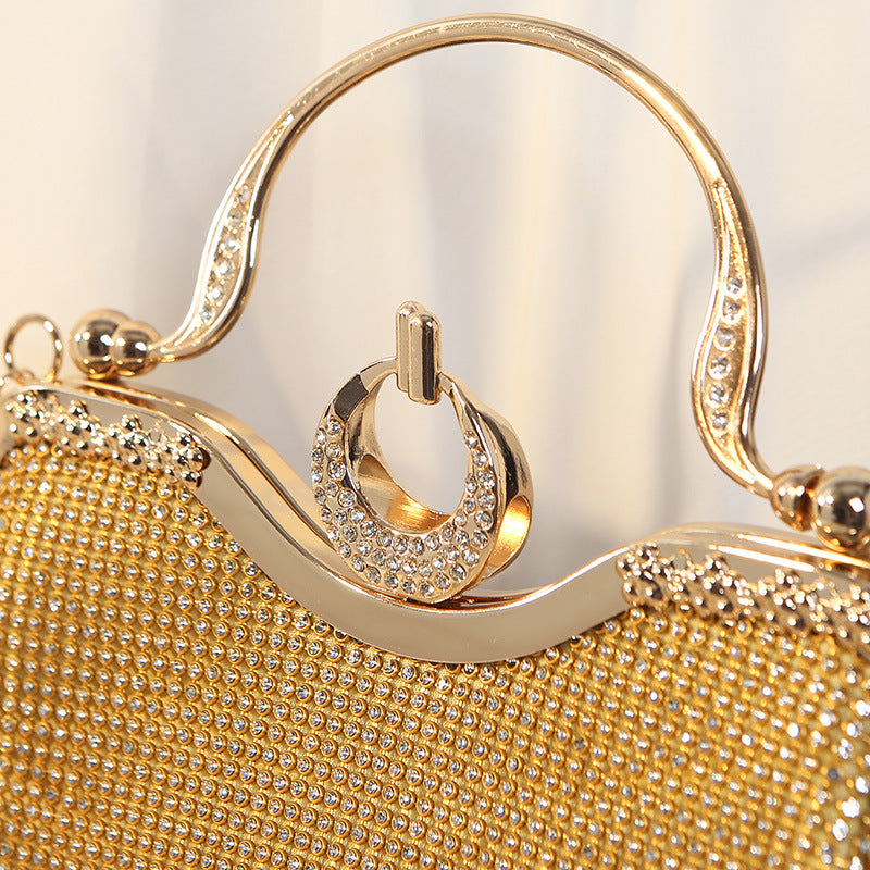 Gilded Radiance Frame Clutch – FIORENE