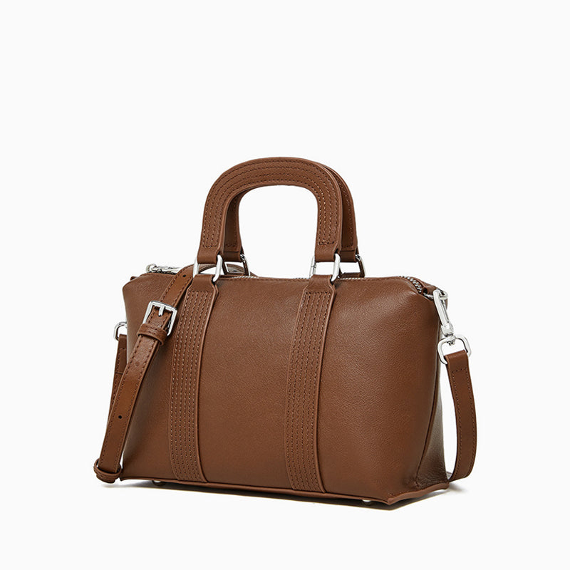 Espresso Stitch Shoulder Bag – FIORENE