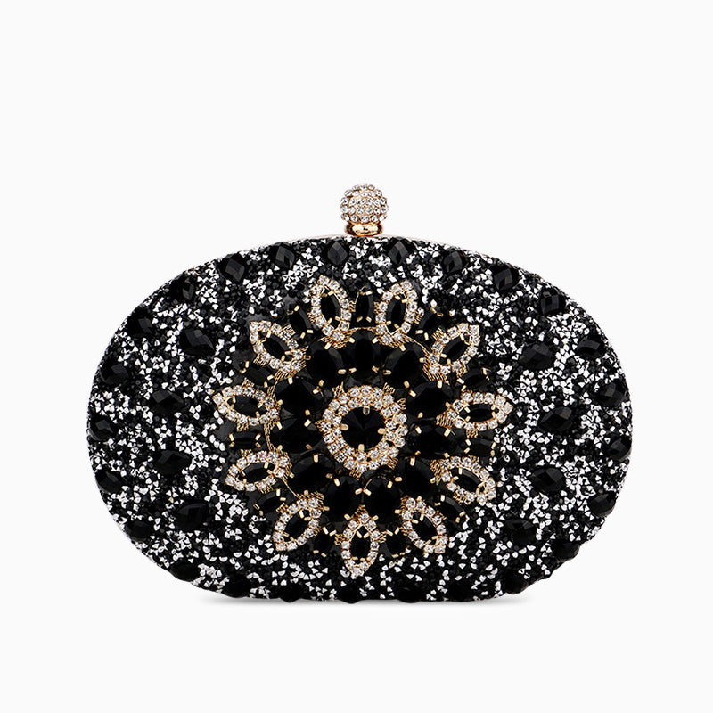 Golden Sunburst Jewel Clutch – FIORENE