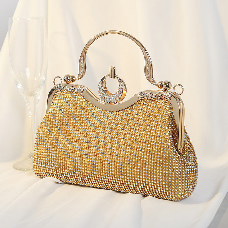 Gilded Radiance Frame Clutch – FIORENE
