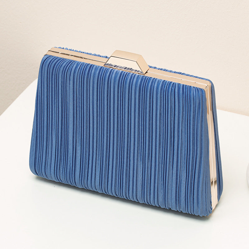 Pleated Serenity Halo Clutch – FIORENE