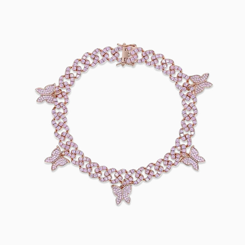 Celeste Butterfly Anklet – FIORENE
