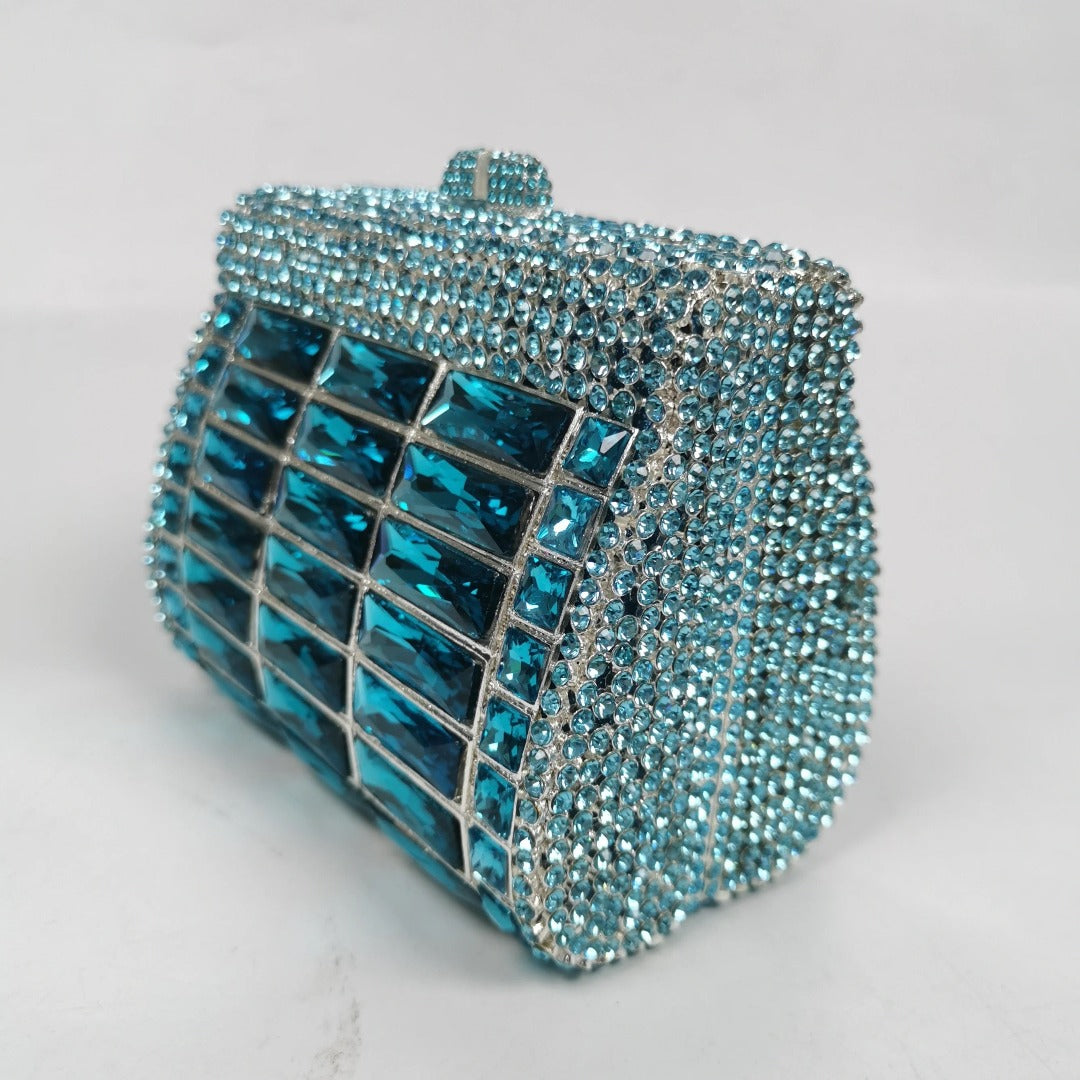 Aquamarine Prism Gem Clutch – FIORENE