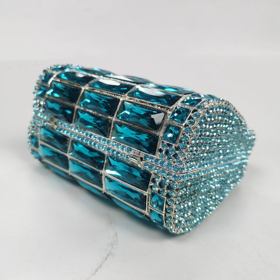 Aquamarine Prism Gem Clutch – FIORENE