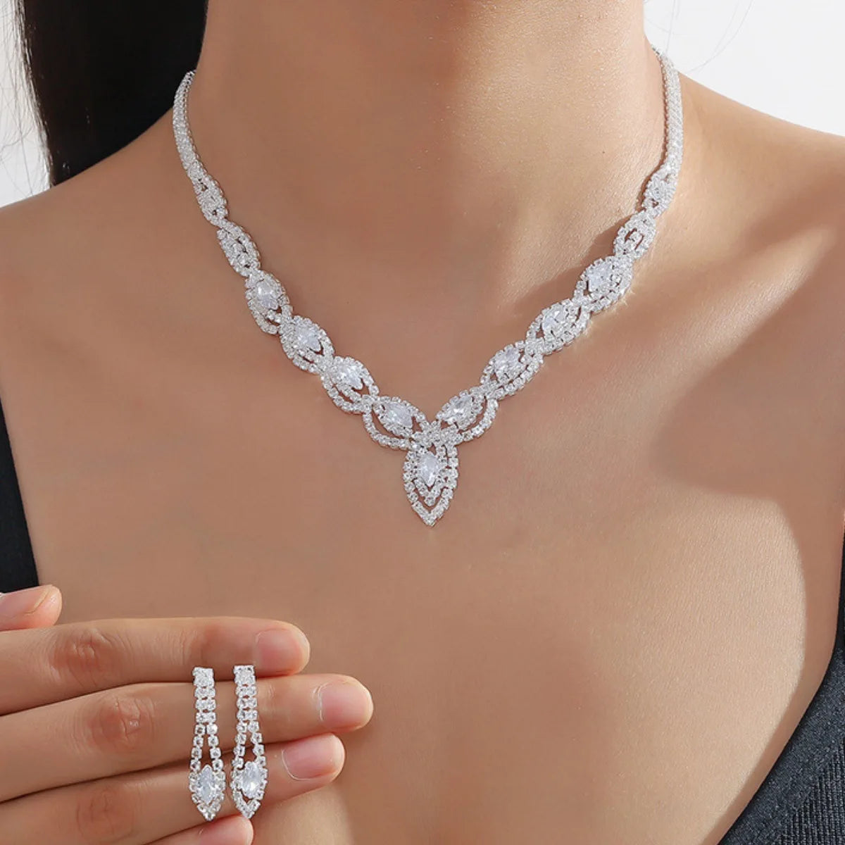 Crystal Chevron Set – FIORENE