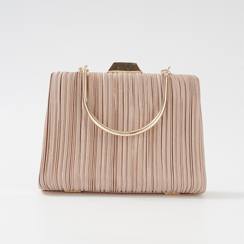Pleated Serenity Halo Clutch – FIORENE