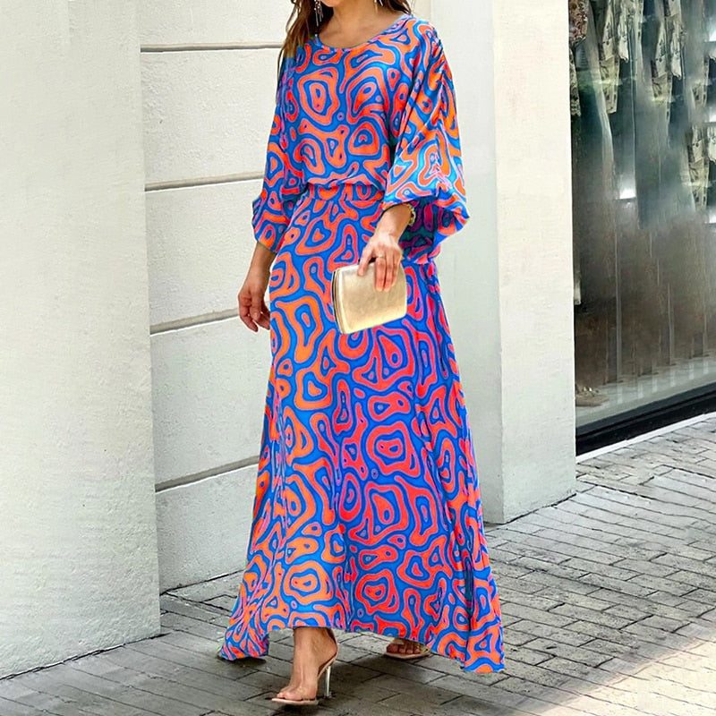 Boho Breeze Printed Lounge Set
