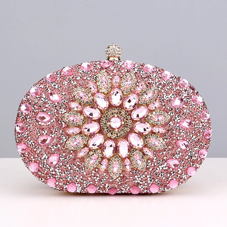 Golden Sunburst Jewel Clutch – FIORENE