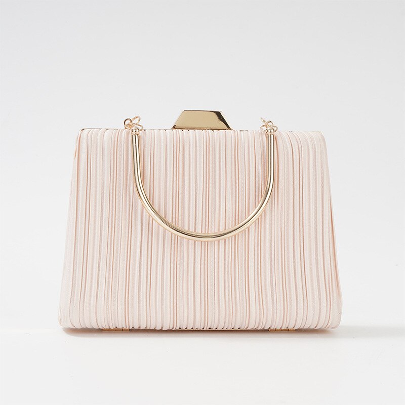Pleated Serenity Halo Clutch – FIORENE