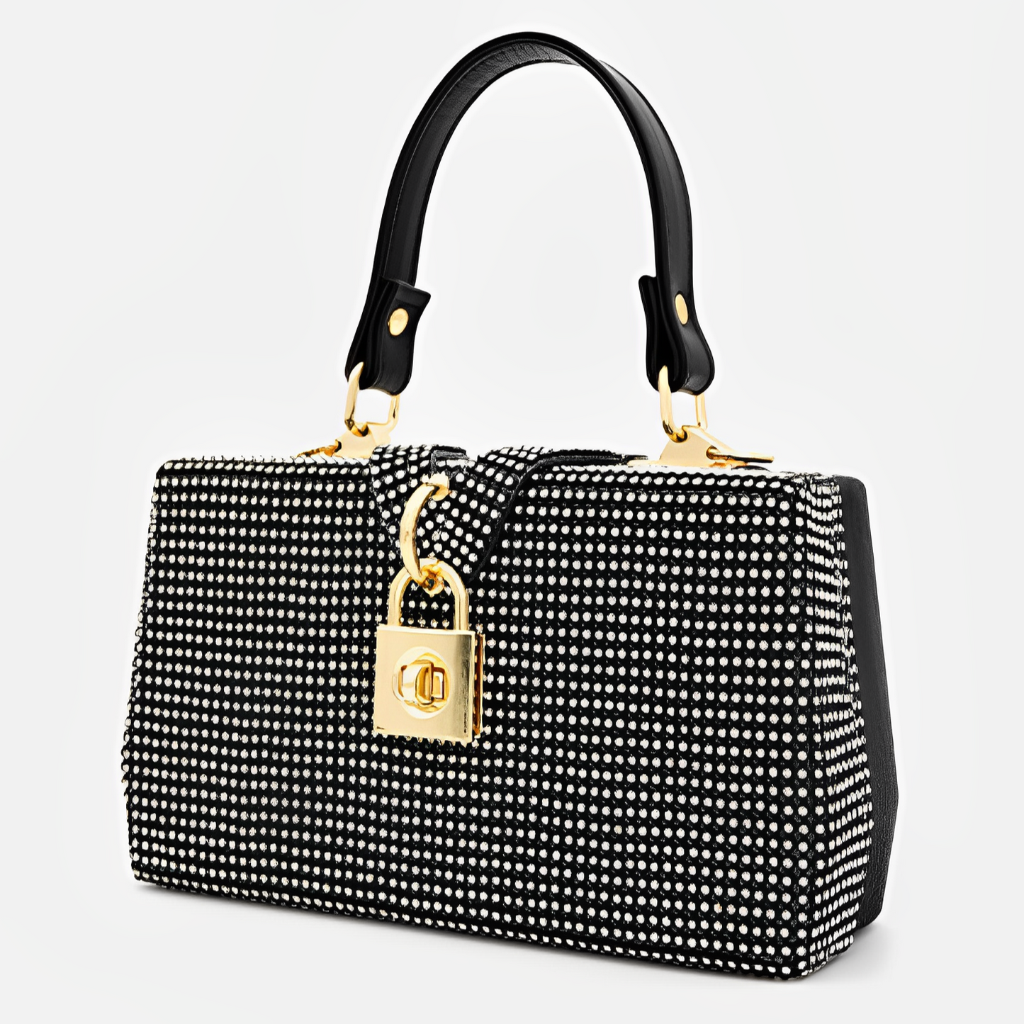 Golden Lock Radiance Clutch – FIORENE