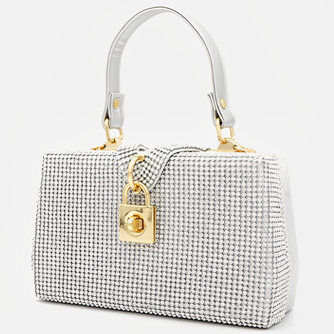 Golden Lock Radiance Clutch – FIORENE