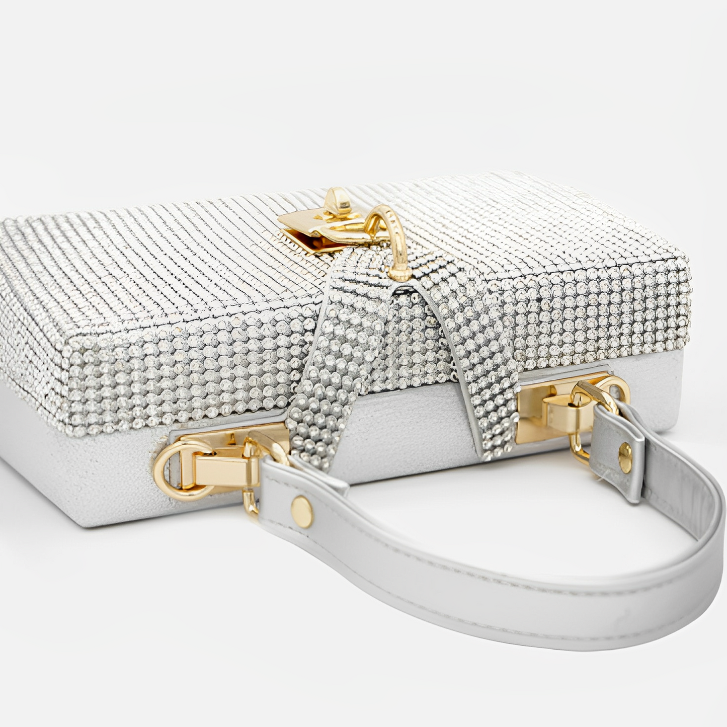 Golden Lock Radiance Clutch – FIORENE