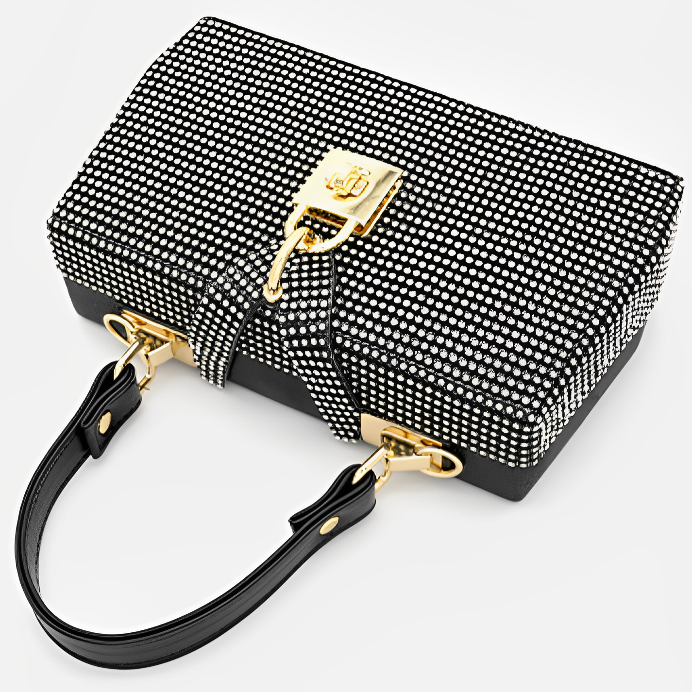 Golden Lock Radiance Clutch – FIORENE