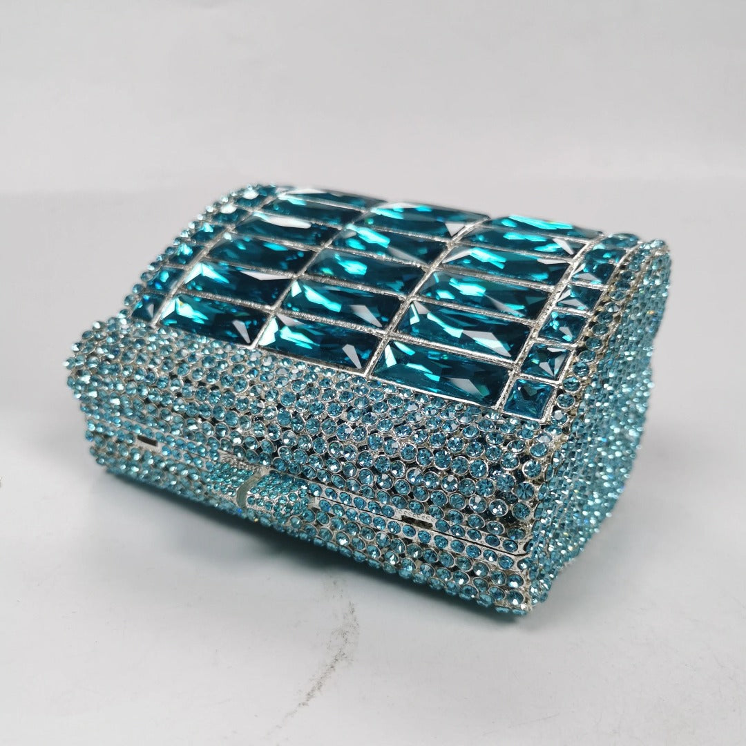 Aquamarine Prism Gem Clutch – FIORENE