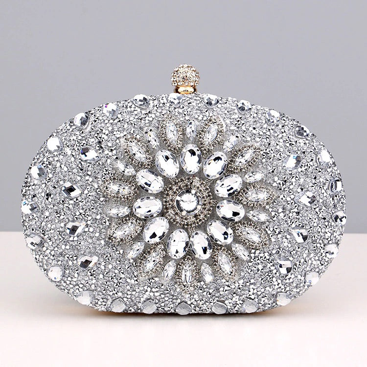 Golden Sunburst Jewel Clutch – FIORENE