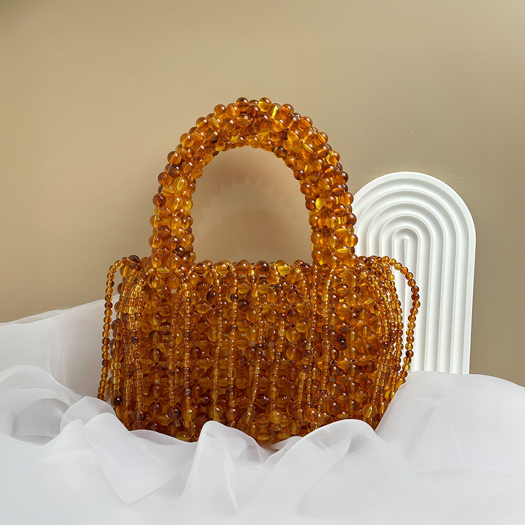 Amber Radiance Handbag – FIORENE