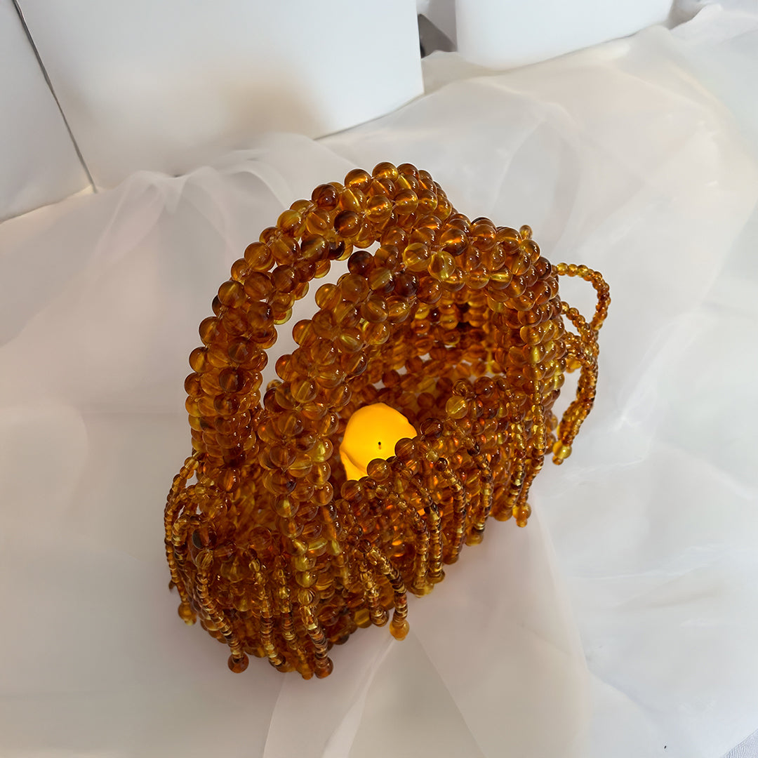 Amber Radiance Handbag – FIORENE