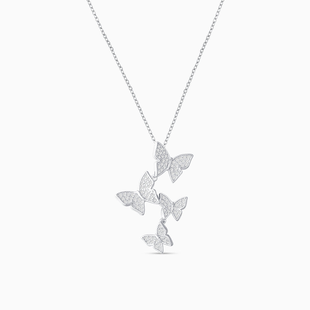 Aurelia Butterfly Cascade Necklace – FIORENE