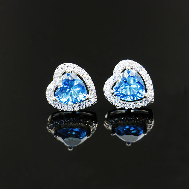 Ciel Bleu Heart Jewelry Set – FIORENE