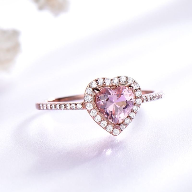 Rosélie Heart Ring – FIORENE