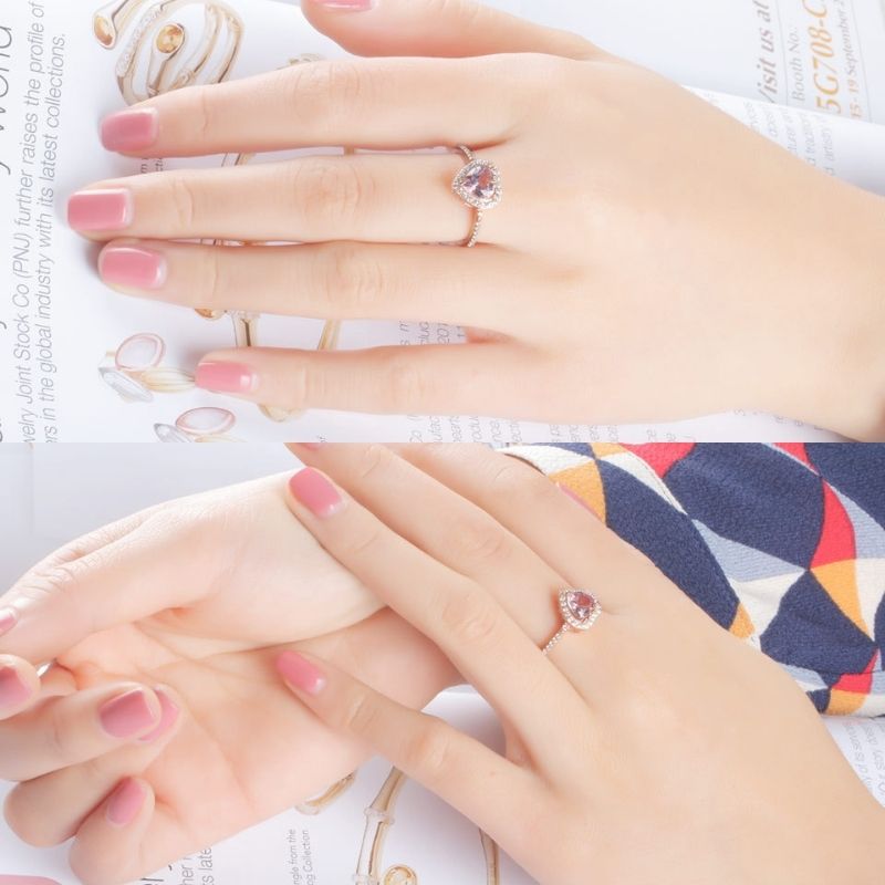 Rosélie Heart Ring – FIORENE
