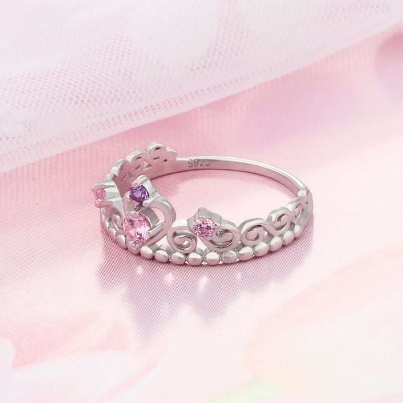 Princesse Rosé Tiara Ring – FIORENE