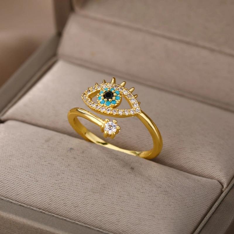 Evil Eye Radiance Ring – FIORENE