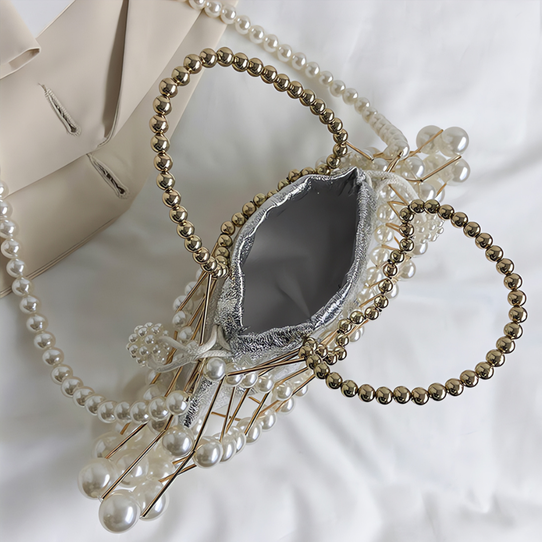 Ornate Pearl Handbag – FIORENE